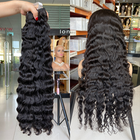 Extensions de Cheveux Vierges Vietnamiennes Double Tissage Très Lisses Qualité Supérieure, Donneur Unique, Pointes Pleines