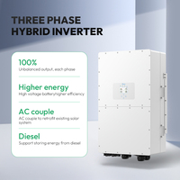 Système solaire hors réseau triphasé Deye 30kva 40kva 80kva Système d'onduleur solaire hybride
