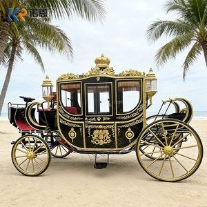 Charrette à cheval de mariage romantique, chariot de conte de fées de luxe, carrosse de <span class=keywords><strong>Cendrillon</strong></span>, chariot royal de mariage du <span class=keywords><strong>prince</strong></span> William en vente - Product Image 5