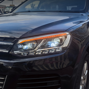 Gruppo Fari LED Modificati KGKB per VW Touareg 7L2 2007-2010 con Doppia Lente Proiettore e Indicatore di Direzione Sequenziale con Animazione all'Avvio - Product Image 6