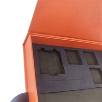 Boîte cadeau magnétique de luxe sur mesure avec couvercle et insert en mousse pour emballage cosmétique, vente en gros