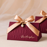 Boîtes à dragées personnalisées haut de gamme en papier d'art pour mariages, fournisseurs et grossistes, organisateurs d'événements, emballages de luxe pour bonbons, OEM ODM