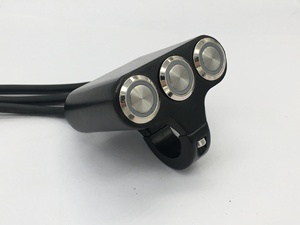 Accesorios para Motos, Interruptor de Faro Trifunción para Motocicleta, Botón de Encendido/Apagado Automático con Luz LED - Product Image 6