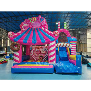 Castillo Inflable con Tobogán, Combo Inflable Comercial, Castillo Hinchable <span class=keywords><strong>para</strong></span> Niños, Tobogán Seco Inflable <span class=keywords><strong>para</strong></span> Fiestas - Product Image 1