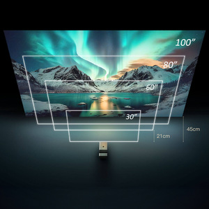 Lonnst L26 Mini proyector <span class=keywords><strong>de</strong></span> escritorio educativo portátil con pantalla <span class=keywords><strong>HD</strong></span> <span class=keywords><strong>de</strong></span> <span class=keywords><strong>Cine</strong></span> <span class=keywords><strong>de</strong></span> oficina en casa <span class=keywords><strong>de</strong></span> tiro ultracorto DLP 4K UST - Product Image 4