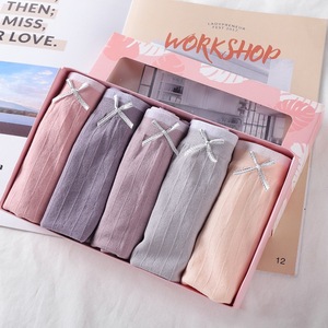 Braguitas de Algodón sin Costuras con Encaje y Lazo, Diseño de Pájaro de Fuego, Elásticas para Mujer - Product Image 2