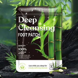 Lot de 10 patchs et coussinets de spa pour les pieds aux herbes, nettoyage en profondeur et détoxification, pour le soulagement du stress - Product Image 1