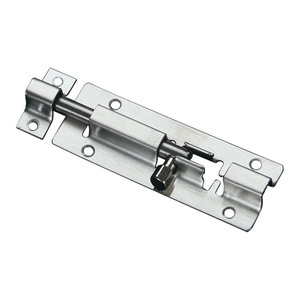 Stainless Steel <b>Door</b> Bolt Type A Pin 201 Steel <b>Brushed</b> Finish Easy Installation For Wooden <b>Doors</b> Bathrooms Cabinets - Product Image 3