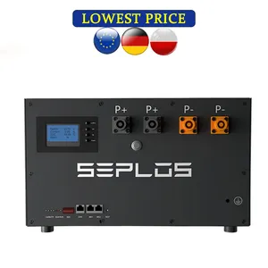 欧盟美国股票Seplos 3.0梅森280 DIY单元Lifepo4电池盒16S 48V 53.2 v 280AH 304AH 320AH 10KW 15KW太阳能存储系统