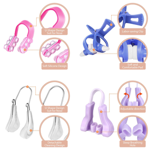 Pince de mise en forme de nez en silicone de qualité supérieure pour femmes, petite et portable, pour la beauté du nez - Product Image 1