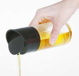 Commercio all'ingrosso senza gocciolamento chiaro di vetro olio d'oliva e aceto Dispenser bottiglia di olio da cucina contenitore per la cucina - Product Image 3