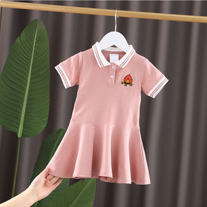 Abbigliamento per bambini per bambine traspirante <span class=keywords><strong>maglia</strong></span> <span class=keywords><strong>maglia</strong></span> tessuto Polo abito OEM fabbrica fatta per l'autunno - Product Image 2