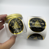 Autocollant en feuille d'or avec logo en papier imprimé personnalisé Etiquette auto-adhésive pour bouteille de vinyle Autocollants d'emballage de parfum