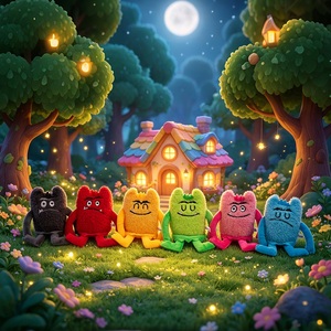 Juego de Peluches de Emociones con Diferentes Sentimientos, Múltiples Colores, Juguete de Peluche Súper Suave para Niños, Regalo de Cumpleaños - Product Image 5