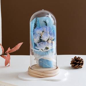 مجموعة هدايا زهور الورد الاصطناعية بالجملة لعام 2026 مع إضاءة LED في صندوق هدايا لعيد الحب وعيد الأم وهدايا أعياد الميلاد - Product Image 5