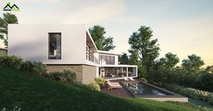 Villa moderne préfabriquée en acier léger galvanisé avec garantie à vie - Product Image 2