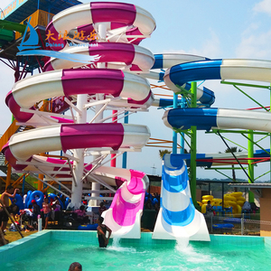Toboggan aquatique en spirale Skin Raft, toboggan de piscine d'occasion à vendre, toboggan <span class=keywords><strong>géant</strong></span> en fibre de <span class=keywords><strong>verre</strong></span> pour enfants et adultes, parc aquatique en fibre de <span class=keywords><strong>verre</strong></span> CN;GUA - Product Image 4