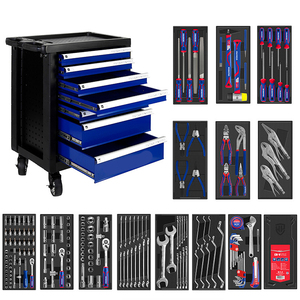 Tùy chỉnh thép cán giỏ hàng tủ tuyệt vời EVA khay cơ khí Bảo Trì Xe đẩy ngực OEM hỗ trợ cho các công cụ hội thảo - Product Image 5