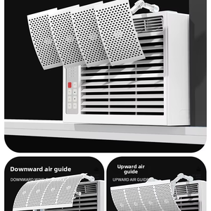 2024 facile à installer ABS maison fenêtre climatisation plaque de guidage <span class=keywords><strong>sortie</strong></span> Anti-Direct soufflant pare-brise pour pièces de conditionneur - Product Image 4