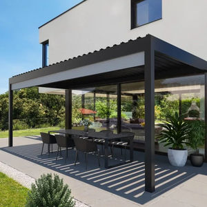 Pergola Bioclimatica <span class=keywords><strong>da</strong></span> Esterno Su Misura per Patio e Giardino Impermeabile in Alluminio con Tettoia Elettrica Personalizzata per <span class=keywords><strong>Balcone</strong></span> Vendita all'Ingrosso - Product Image 1
