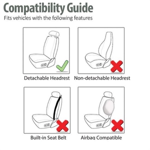 Housse <span class=keywords><strong>de</strong></span> siège <span class=keywords><strong>de</strong></span> voiture multi-couleurs toutes saisons, couleur bordeaux - Product Image 5