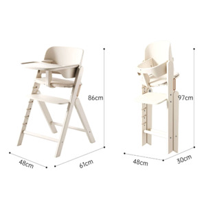 Wooden Baby Dinner Seat <b>Chairs</b> Adjustable 3 in <b>1</b> Babies Sitting Feeding Food High Heel <b>Chair</b> <b>for</b> Eating Adults Also No reviews y - Product Image 4
