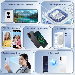 Condición original S25 Edge 5G Smartphone 108MP Cámara trasera 7,3 pulgadas HD 8000mAh Batería MTK Decacore Procesador LTE Características - Product Image 5