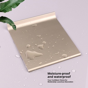 Stile di vendita caldo di battiscopa curvo in lega di alluminio <span class=keywords><strong>adesivo</strong></span> con superficie di pittura di ossidazione - Product Image 6