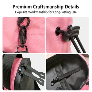 Custom Logo Waterproof Zipper Phone Pocket Magnetic Gym Bag with Water Bottle Holder Sport Fitness <strong>Gymbag</strong> for <strong>Women</strong> Men - Product Image 4