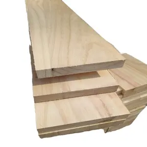 Heze city paulownia edge glued solid wood panel工場供給Solid Paulownia Board家具ボード