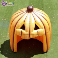 Tente Gonflable Géante Publicitaire Personnalisée en Forme de Maison Hantée, Tunnel Gonflable Géant, Tente Citrouille Gonflable pour Décoration Extérieure d'Halloween