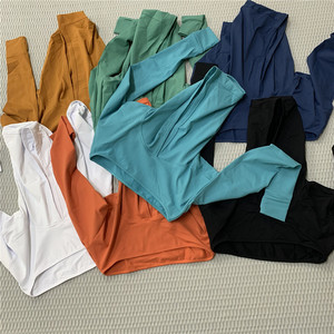 Dos ouvert Sexy une pièce danse Yoga <span class=keywords><strong>combinaison</strong></span> dames vêtements de sport dos nu licou cou sport Fitness <span class=keywords><strong>combinaison</strong></span> ensemble pour les femmes - Product Image 5