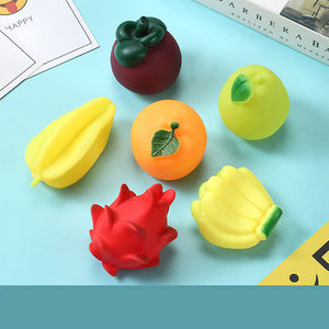 Selezionato BPA Free PVC Toddlers Cognition Supplies Soft Squeeze Squeaky Colorful Fruit assortimento Toy per l'apprendimento e il gioco del bambino - Product Image 4