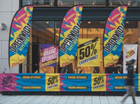 14ft /15ft /20ft Riesen-Federflagge Strandflagge mit Individuellem Logodruck für Outdoor-Sportveranstaltungen