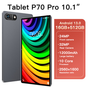 2025 mới nhất 10.1 \ "Android P70 máy tính bảng nhà máy gốc 16GB + 512GB lưu trữ lớn 4G MTK Dual Sim chống sốc bán buôn - Product Image 2