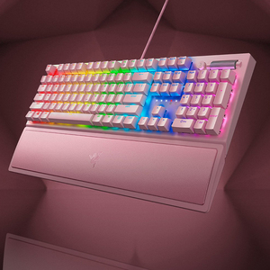 New launch full-size color Razer Black Widow V3 mechanical pink <b>USB</b> wired gaming ergonomic <b>keyboard</b> - Product Image 3