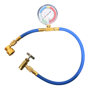 <span class=keywords><strong>Kit</strong></span> de medidor de manguera de medición de recarga de refrigerante de <span class=keywords><strong>aire</strong></span> <span class=keywords><strong>acondicionado</strong></span> de coche R134A para herramientas de fluoración automotriz - Product Image 1