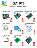 Bracelet intelligent personnalisé OEM Montre GPS Assemblage de carte de circuit imprimé d'appareil portable (PCBA) avec conception imprimée personnalisée