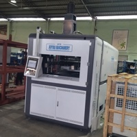 JS75 Machine automatique de fabrication de tasses à Servo complet, Machine de fabrication de tasses en plastique jetables et de récipients alimentaires