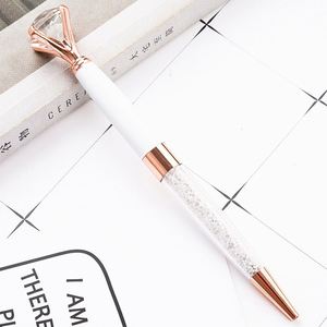 Promo Big Top Diamond Ball <b>Pen</b> with Engraved Logo <b>Multi</b> <b>Color</b> Diamond Crystal for Wedding Gift - Product Image 5