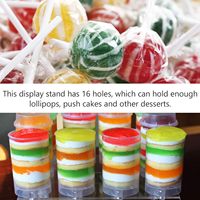 DIY Cake Push Pop Herstellungsset Silikonform Acryl-Displayständer Push Pop Röhren Backzubehör Dekorationsset