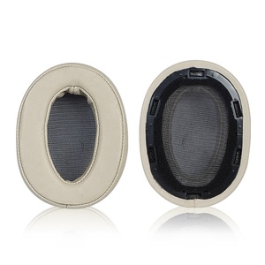 Oreillettes pour WH-H900N <span class=keywords><strong>Sony</strong></span> Compatible avec le casque MDR-100ABN <span class=keywords><strong>Sony</strong></span> Coussin coussinet de remplacement en peau d'agneau en mousse à mémoire souple - Product Image 4