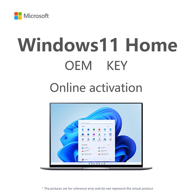 Genuine Win11 Home Key Retail License Digital Key Online Activationfor Windows 10/11 Home Key Sticker  Hot Sale 6Months Warranty