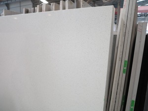 Thiết kế hiện đại Sparkle Trắng thạch anh sàn gạch đá nhân tạo sàn cho các ứng dụng khách sạn có sẵn trong lớn slab hình thức - Product Image 4