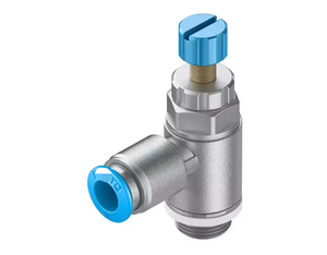 1 ADET KUTUDA YENİ Gaz Bağlantı Parçası GRLA-1/8-QS-<span class=keywords><strong>4</strong></span>-wbrRS-D 197580 - Product Image 1