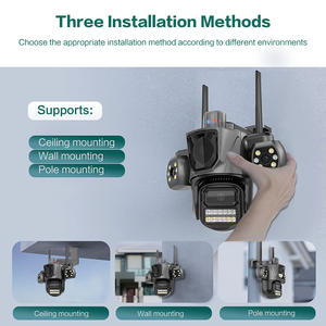 JOAREON Nuova Telecamera PTZ Wireless Smart ICSee 3MP per Esterni con Visione Notturna, 3 Lenti, Uso Domestico, WiFi 2.4G, Telecamera di Sicurezza CCTV - Product Image 6