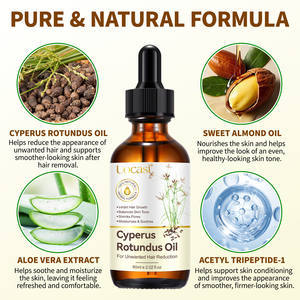 Huile pure de Cyperus Rotundus Uocasi, inhibiteur naturel pour réduire la croissance indésirable des poils, huile de Cyperus Rotundus pour la réduction des poils - Product Image 5