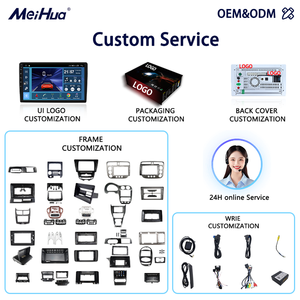 Autoradio MeiHua 7/9/10.33/12.3/13.3 pouces 2 Din Android, autoradio Android Auto Carplay, lecteur DVD de voiture, navigation GPS - Product Image 3