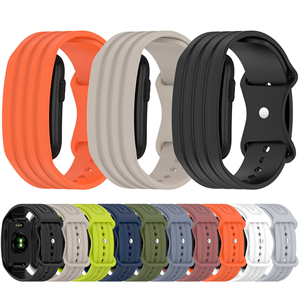 สายนาฬิกาซิลิโคนกันน้ำ OEM สายรัดข้อมือแบบสปอร์ตสำหรับ Garmin Cirqa Smart Band - Product Image 1