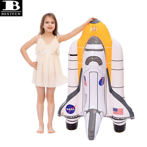 Bateau gonflable personnalisé en forme de <span class=keywords><strong>navette</strong></span> <span class=keywords><strong>spatiale</strong></span> <span class=keywords><strong>NASA</strong></span>, jouet aquatique en PVC pour enfants, idéal pour l'été - Product Image 4